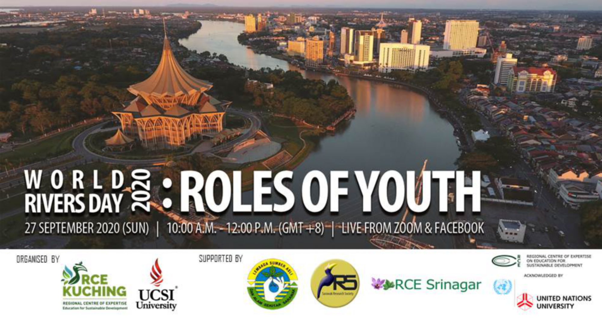 You are currently viewing RCE KUCHING: WORLD RIVERS DAY 2020: ROLES OF YOUTH