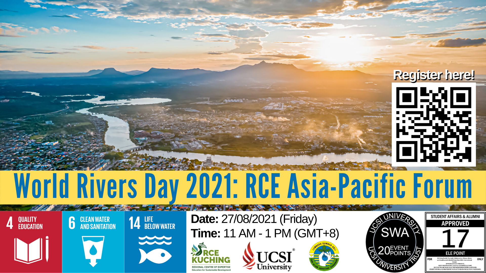 Read more about the article WORLD RIVERS DAY 2021 – ASIA PACIFIC FORUM – 27th August 2021